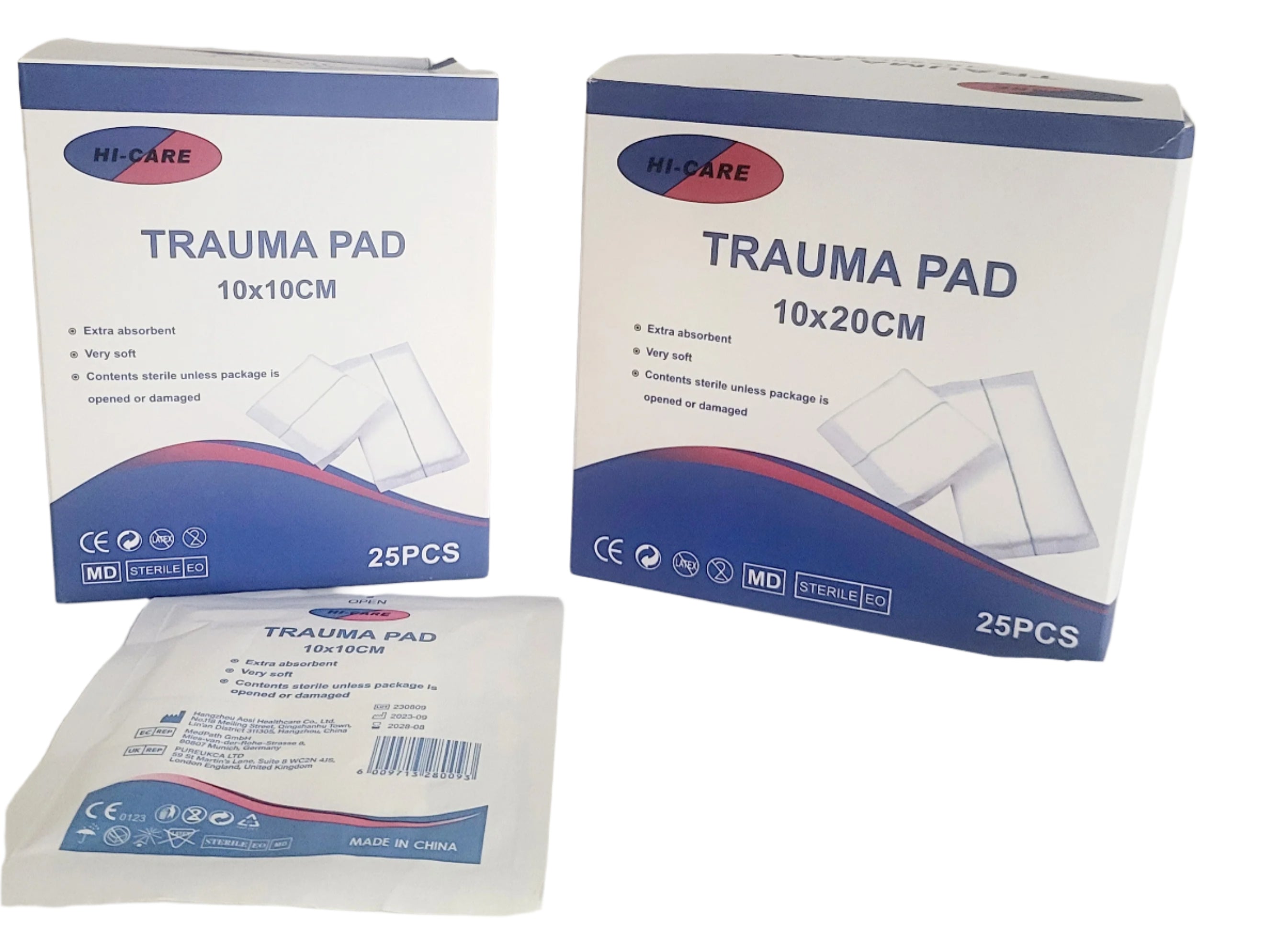 Dressing Wound Trauma - Pks of 25s