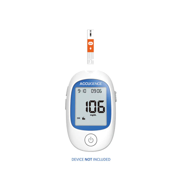 Uric Acid Test Strips - Works with the Muti-blood Meter - 25 Strips