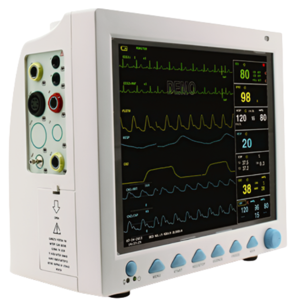Patient Monitor - CMS8000 with Printer, NIBP SpO2, TEMP and ECG