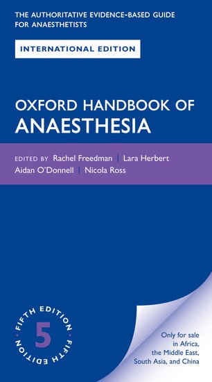 Oxford Handbook of Anaesthesia, 5th Edition