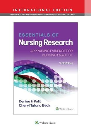 Essentials of Nursing Research, 10th International Edition