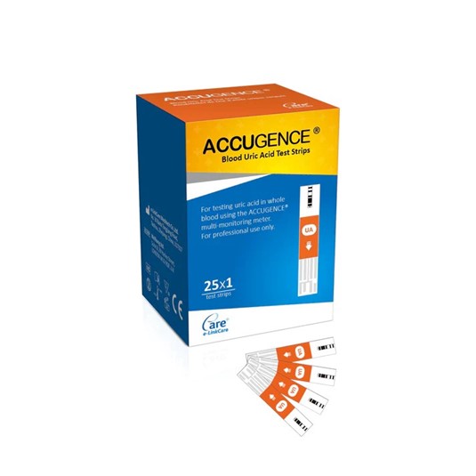 Uric Acid Test Strips - Works with the Muti-blood Meter - 25 Strips