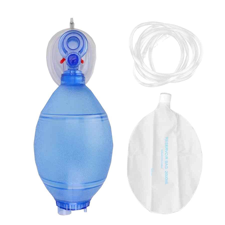 Resuscitator in paper box - manual - SILICONE