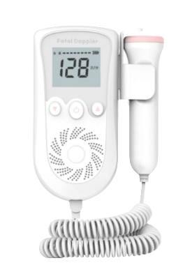 Doppler Foetal AD50D LCD display