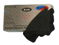 Examination Gloves - Nitrile - Powder Free - Black