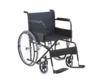 Wheelchair - Steel / Nylon / Fix Arm & Foot - basic model