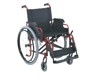 Wheelchair - Allum / Nylon / Wheel Release