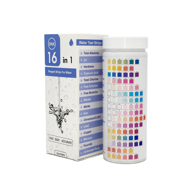 16P Water Test - 16-in-1 Water Quality Test - 100 Strips
