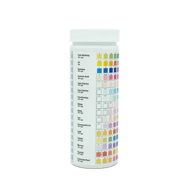 16P Water Test - 16-in-1 Water Quality Test - 100 Strips