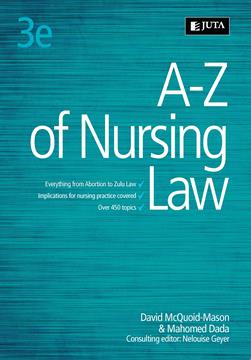 A-Z of Nursing Law 3rd Edition