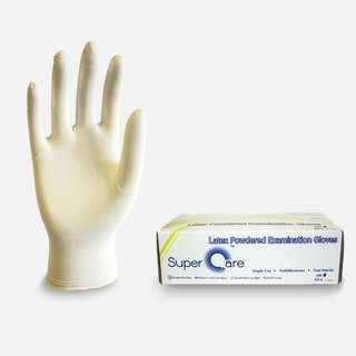 Latex Examination Gloves Powdered (100 per box)