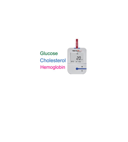 Multimeter Hb glucose and cholesterol
