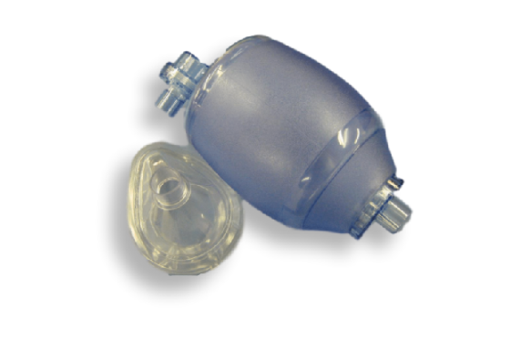 Resuscitator Silicone - Adult with no 5 mask