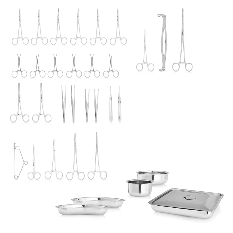 Surgical Set - Abdominal (42pc) with tray