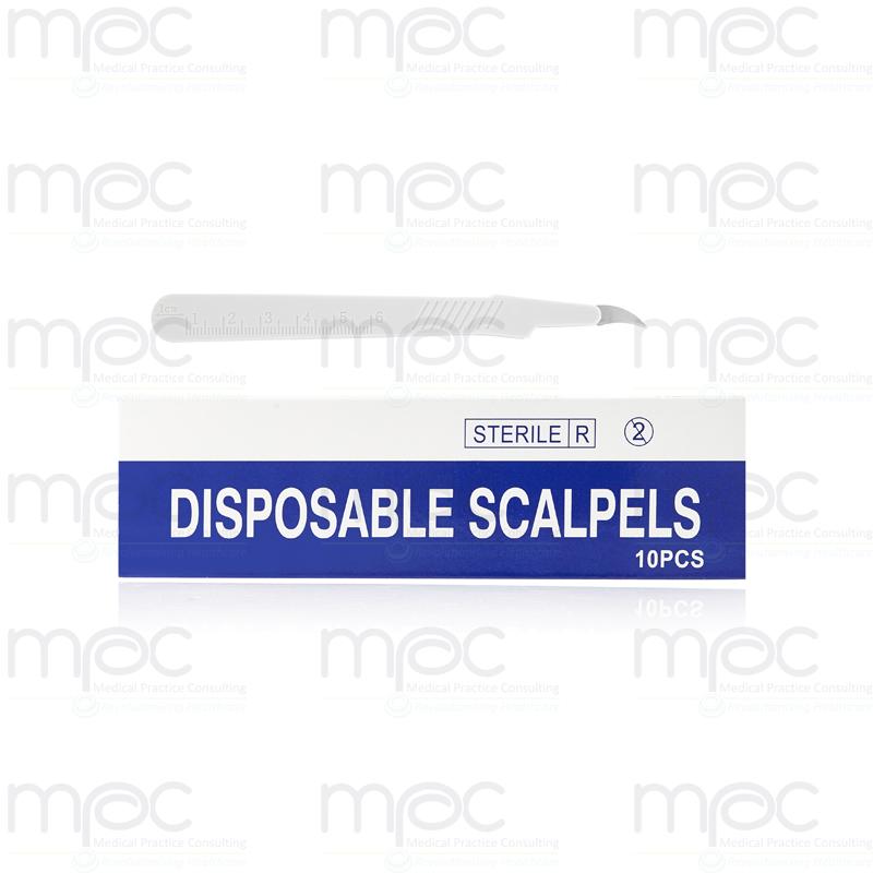 Disposable scalpel blades and handles