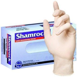 Shamrock Latex Examination Gloves - Powder Free