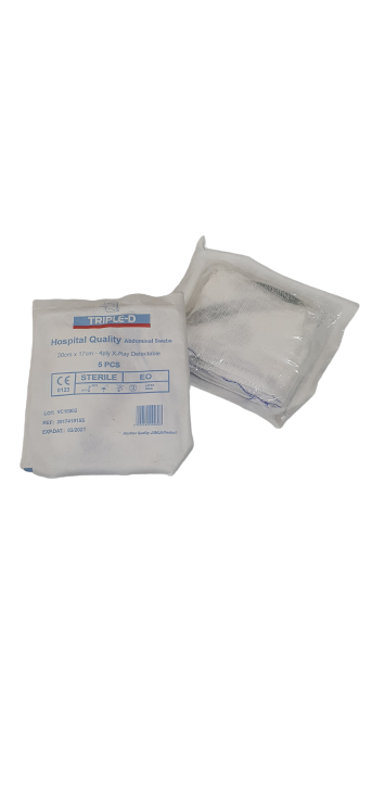 Triple D Sterile Abdominal Swab - Hospital Quality (5 per pack)
