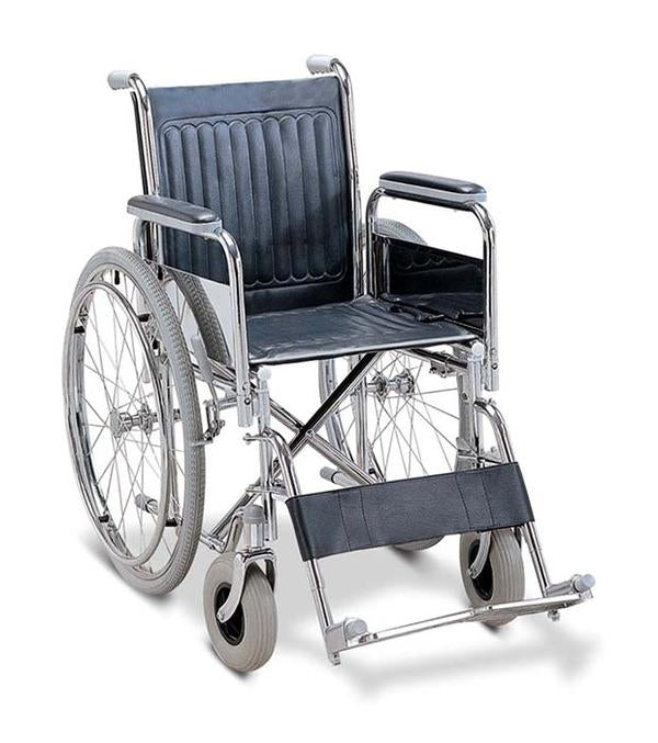Steel Wheelchair - Chrome - JM109