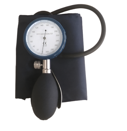 BP Meter Aneroid Palm ABS Gauge - Blue